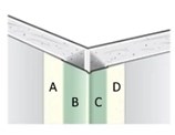 10' Paper-Faced Bead, 135° Inside Offset (B2 OS)
