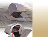 Roof Vent 60PRO30 Goose Neck Bathroom Vent with Collar -Duraflo